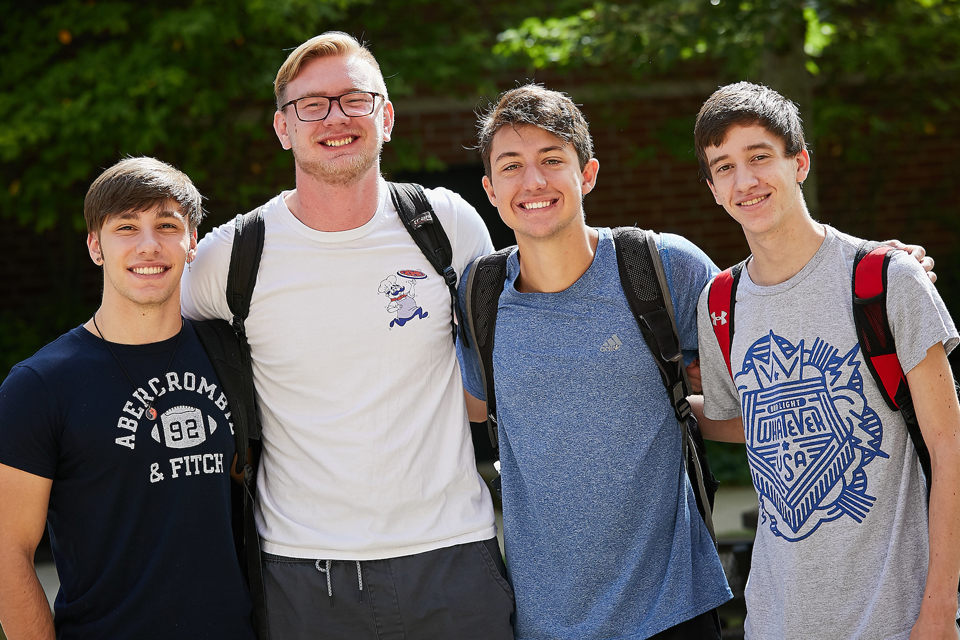 Students hanging out