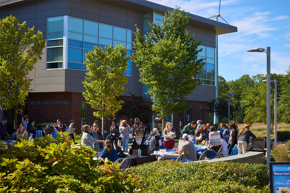 exterior photo of Monroe campus