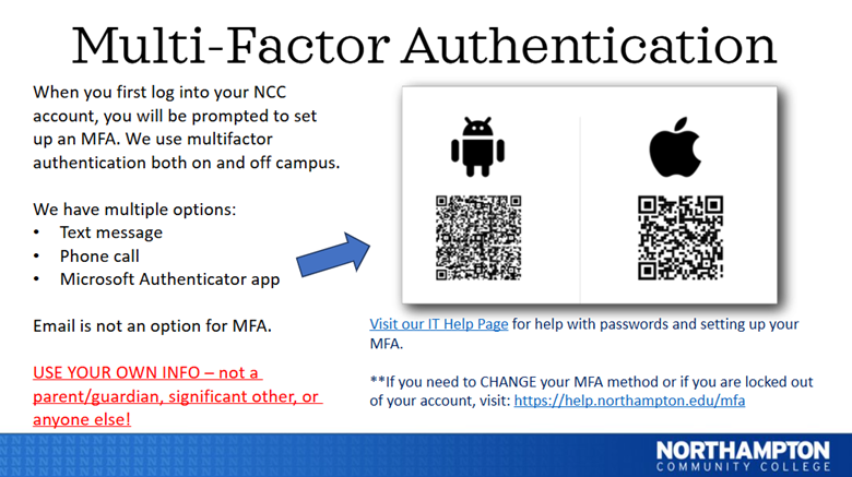Image of how to set up MFA