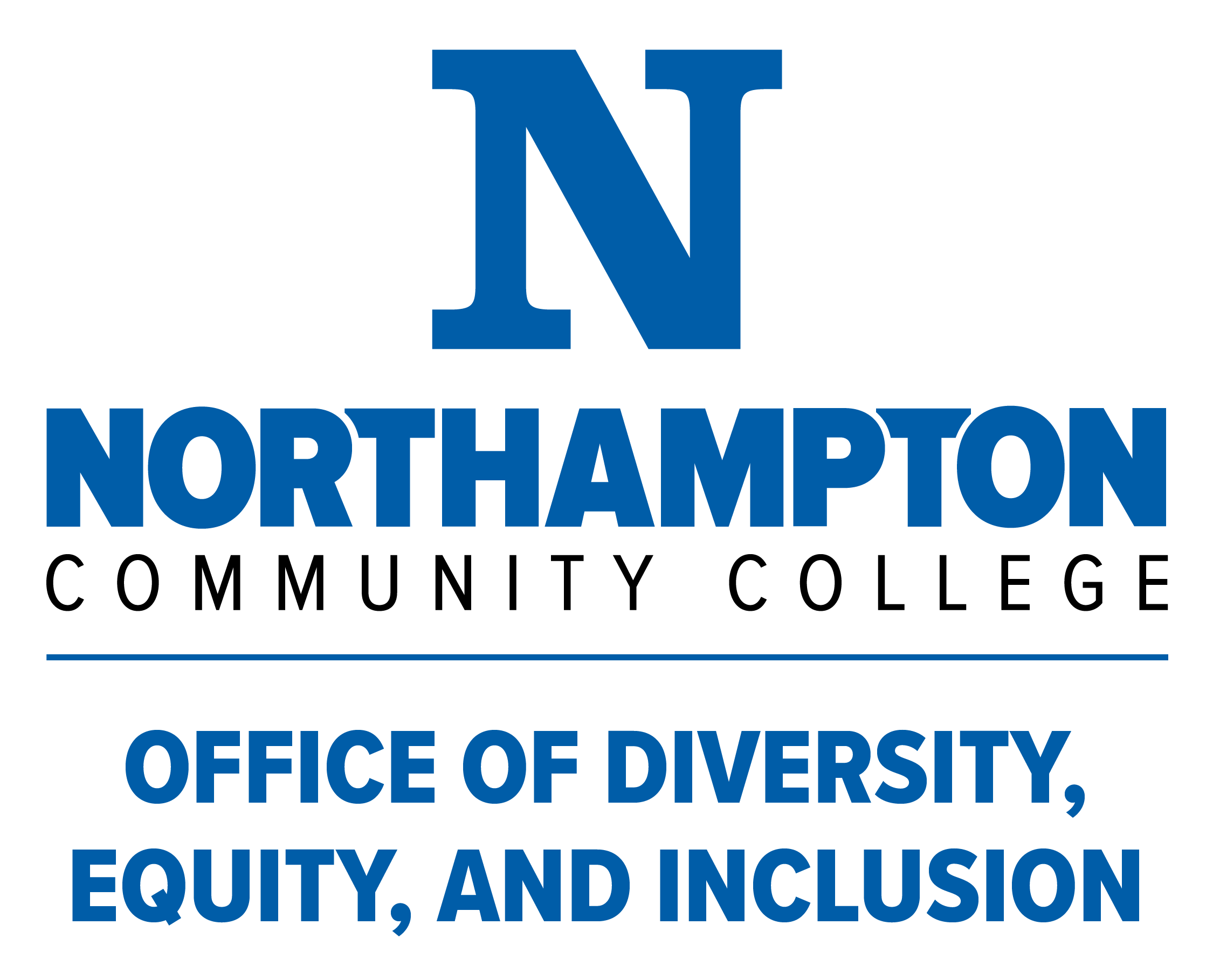 Northampton Community College logo featuring the text "Office of Diversity, Equity, and Inclusion."