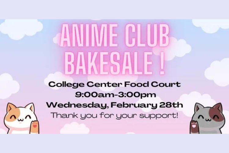 Anime Club Bake Sale