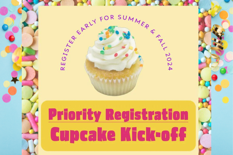 Priority Registration Cupcake Kick-off