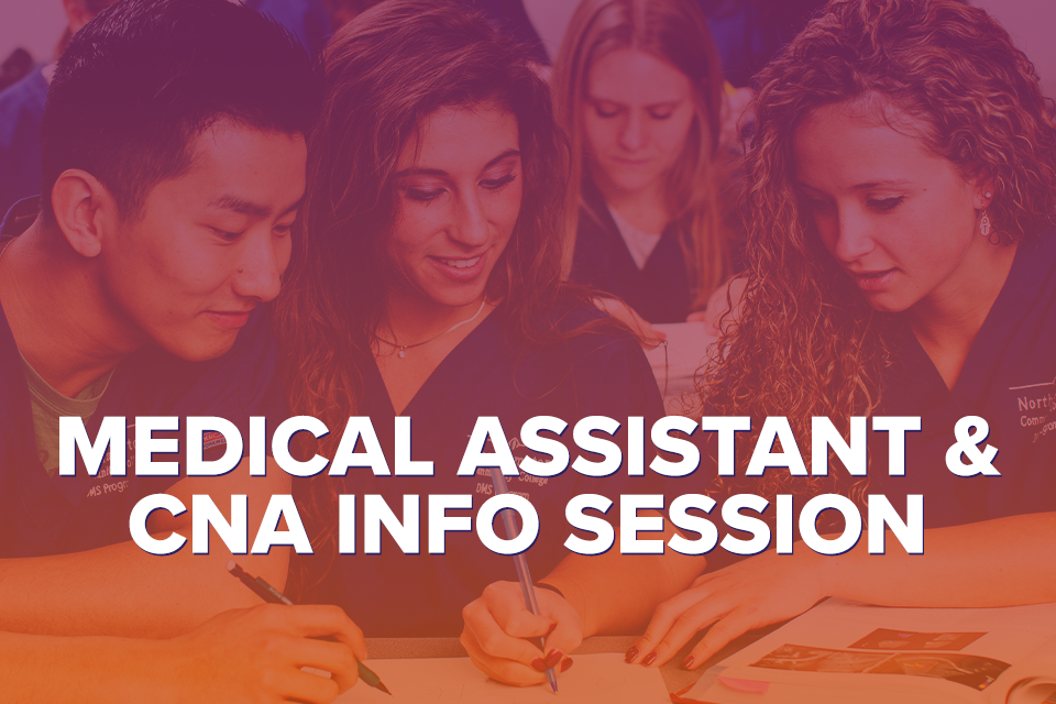 Purple and blue gradient background with white text that reads: 'Radiography and Sonography Info Session