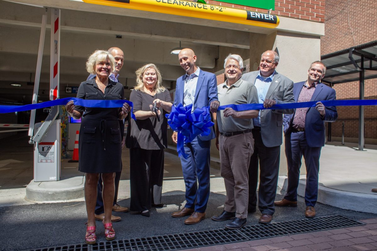 polk street garage ribbon cutting