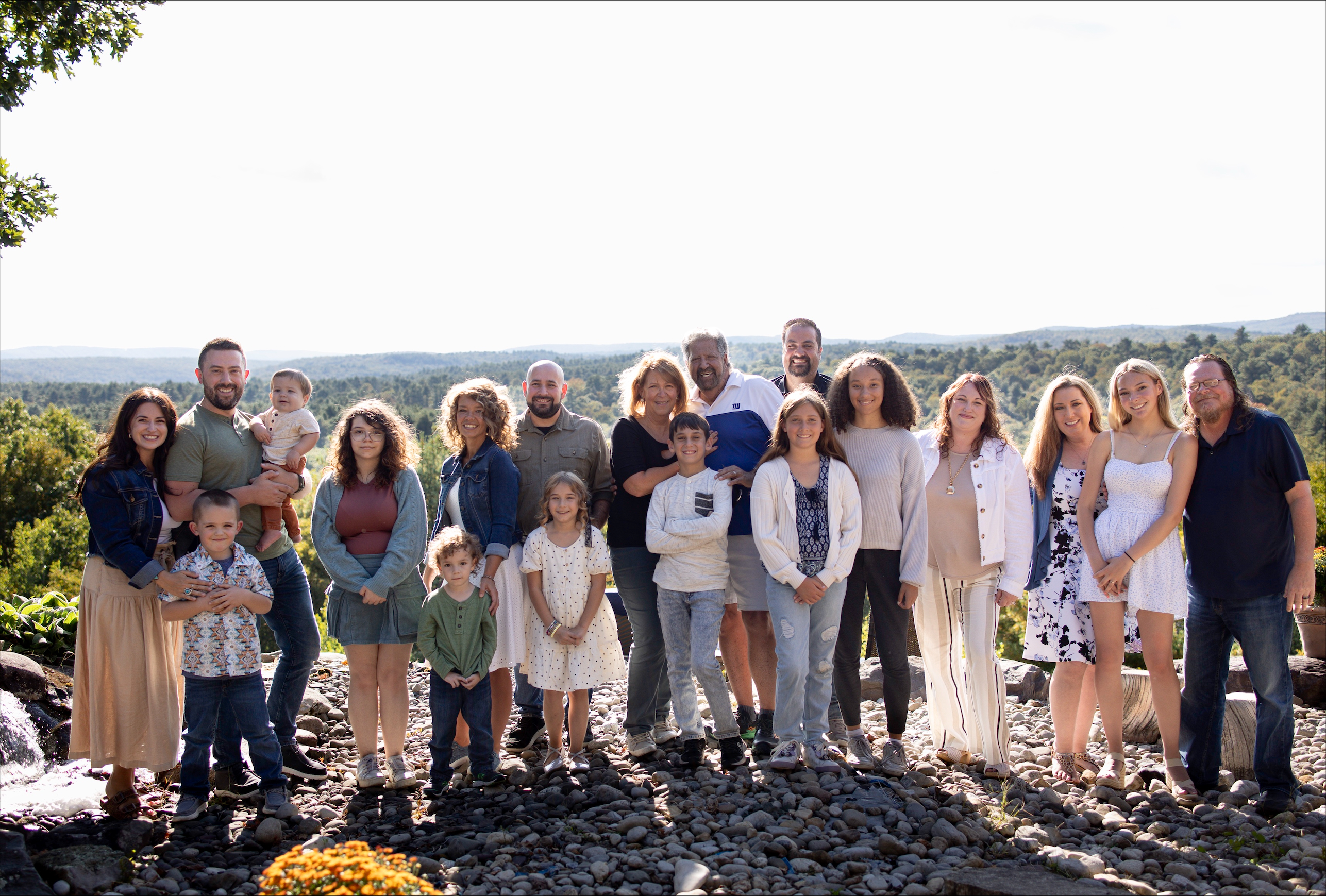 Current team picture with family members
