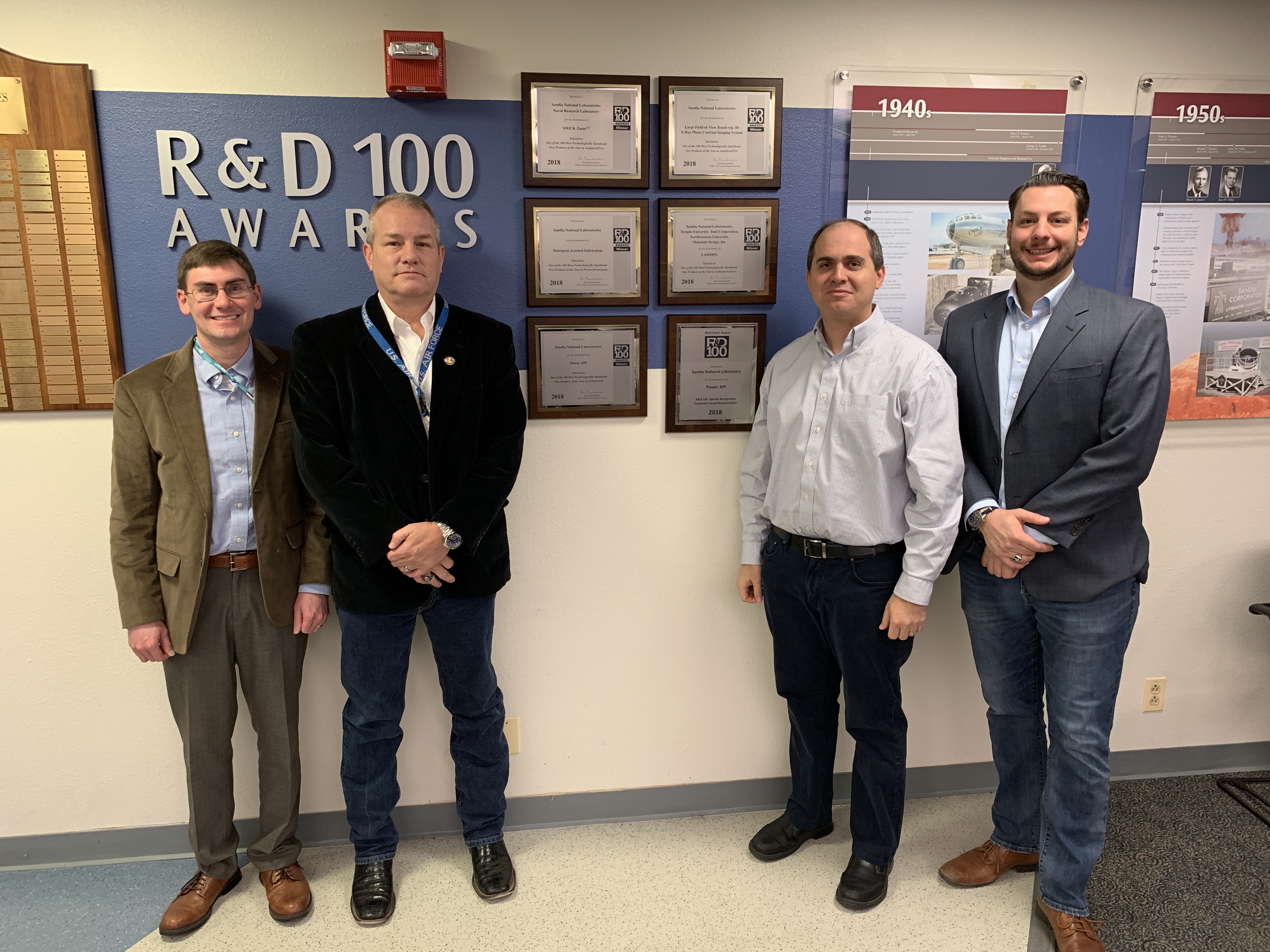 James Laros and his team